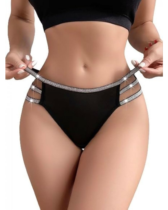 Feel Lady Yanları Taşlı Külot-1034